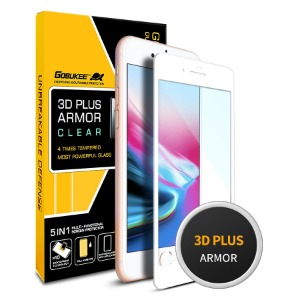 고부기 아이폰7플러스/8플러스 3D 플러스 아머 풀커버 강화유리 액정보호필름