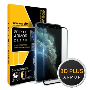 아이폰 11프로 /XS 3D 플러스 아머 풀커버 강화유리 액정보호필름 2매