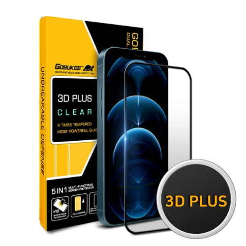 아이폰12 / 아이폰12 프로 3D플러스 풀커버 강화유리 액정보호필름